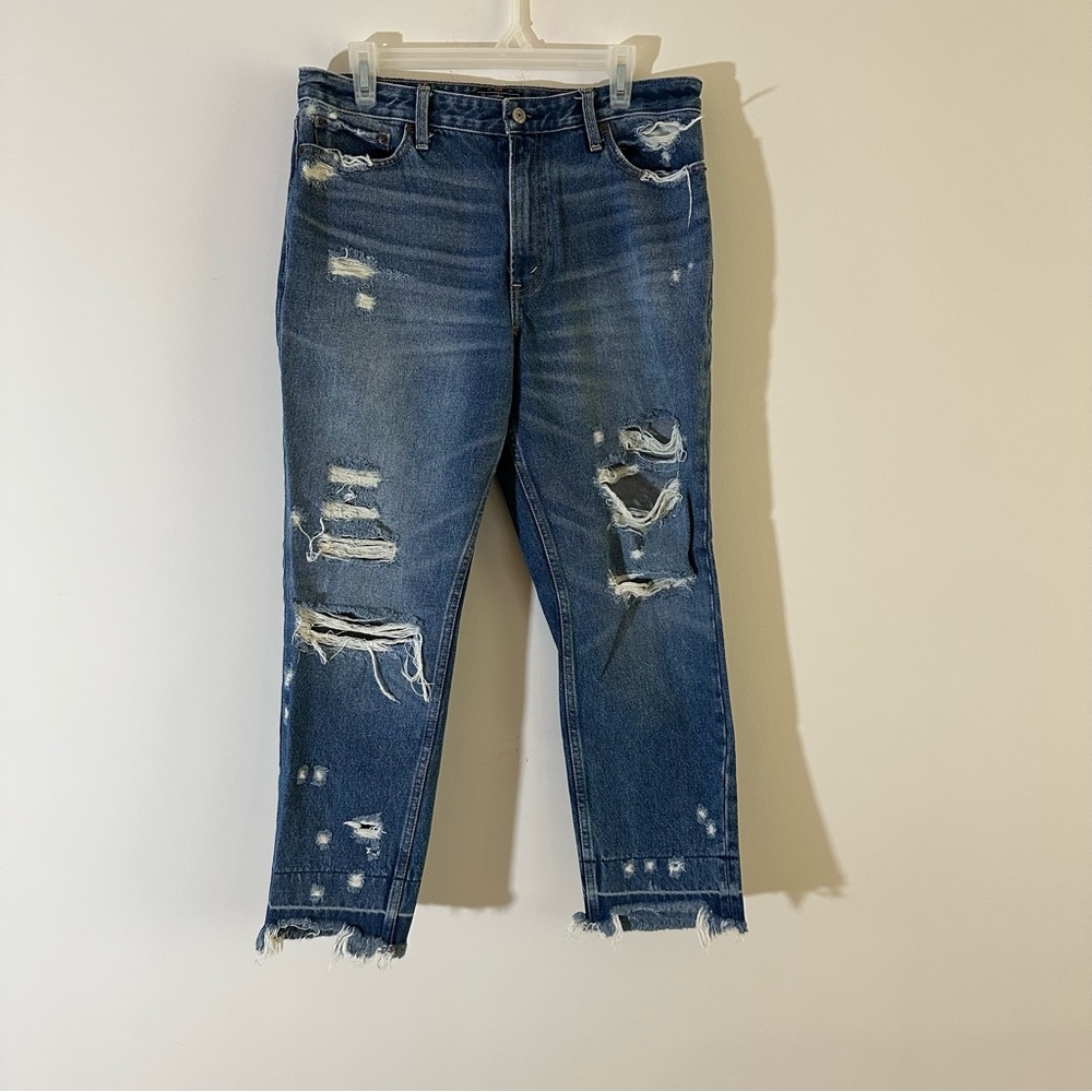 Abercrombie & Fitch Annie High Rise Girlfriend Jean